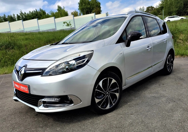 Renault Grand Scenic cena 33800 przebieg: 210000, rok produkcji 2015 z Siechnice małe 631